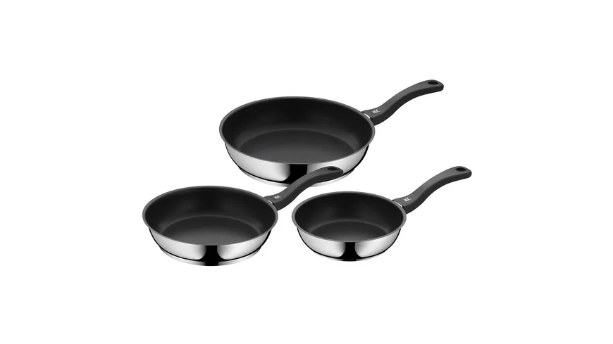 WMF Pfannenset Devil 3-tlg. Ø 20cm + Ø 24cm + 28cm