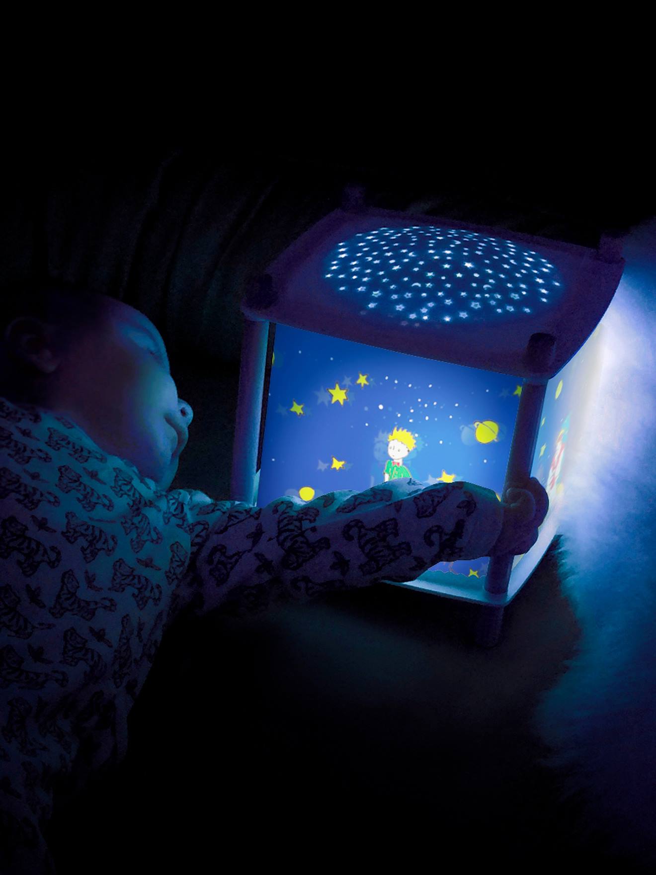Trousselier Kinderzimmer Bluetooth-Schlummerlicht RÉVOLUTION DER KLEINE PRINZ TROUSSELIER - nachtblau