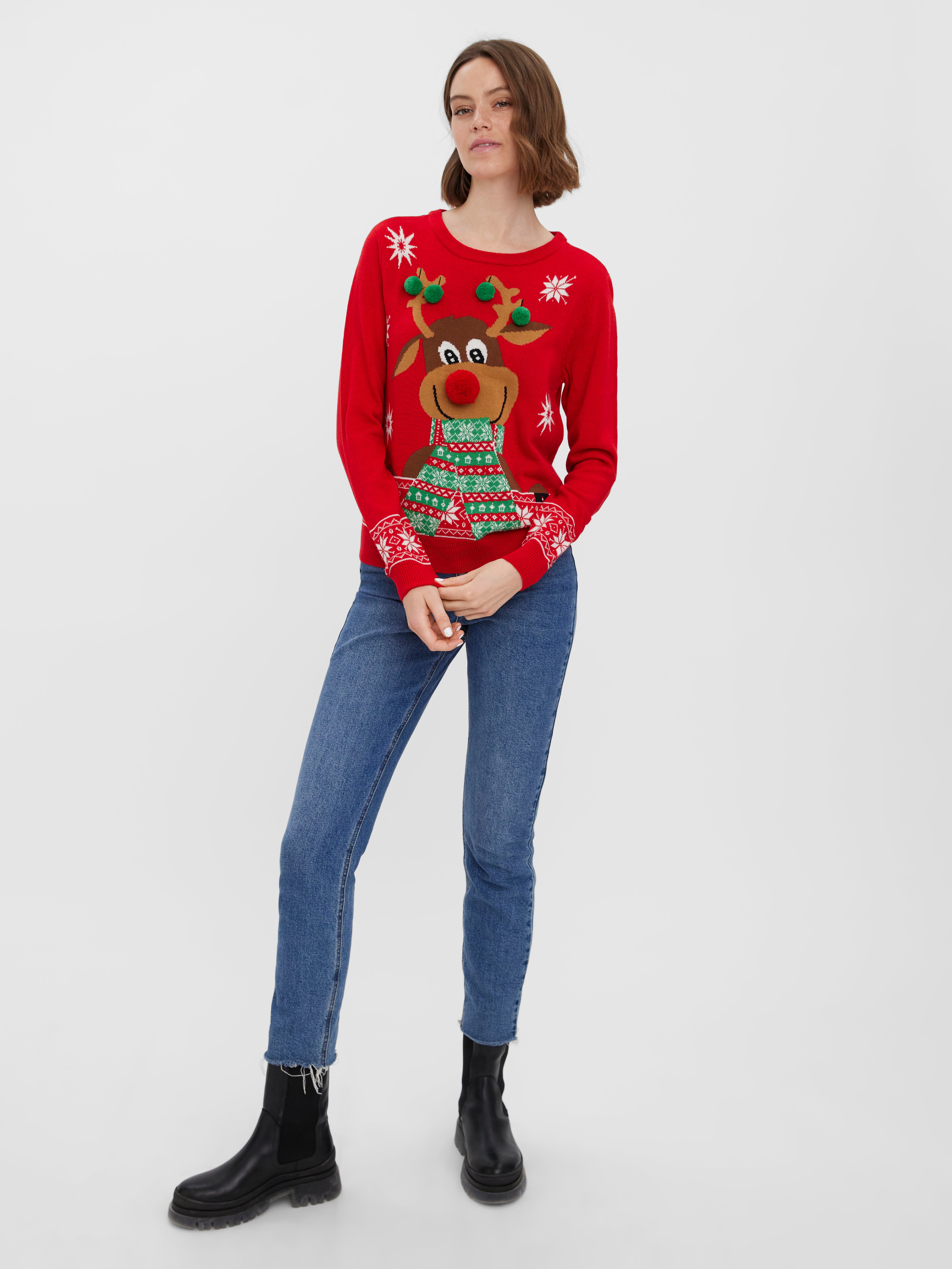 VMNEWFROSTYDEER Pullover