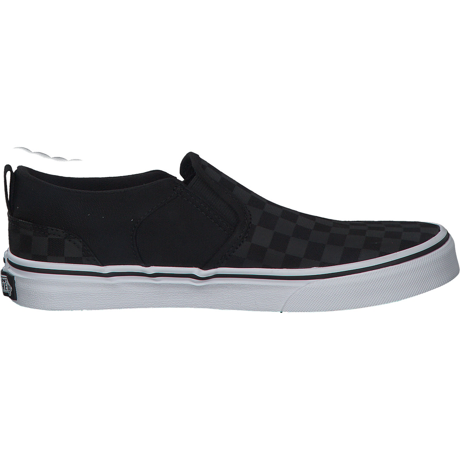 Vans Asher Checkers VN000VH0, Sneakers Low, Kinder, Schwarz