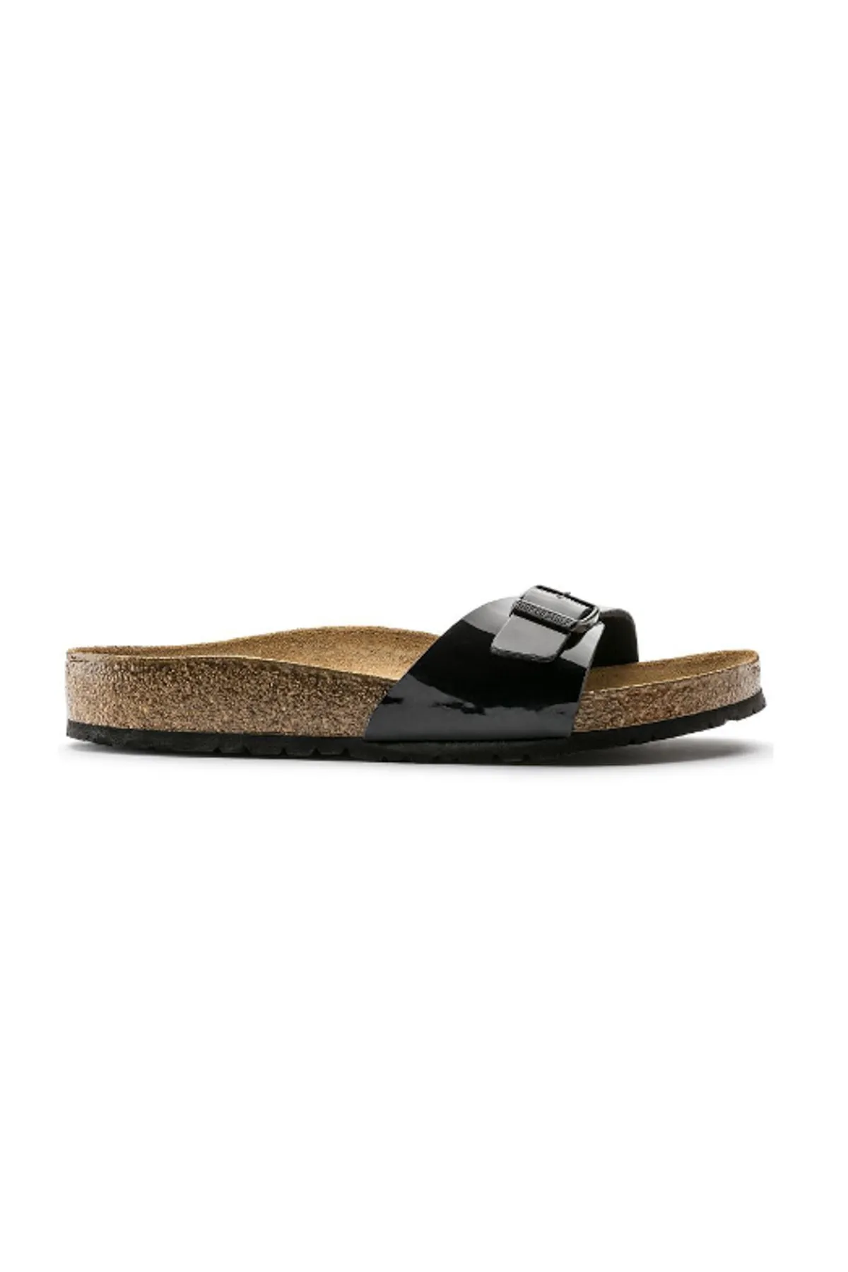 Birkenstock  Pantolette - Schwarz - Flacher Absatz