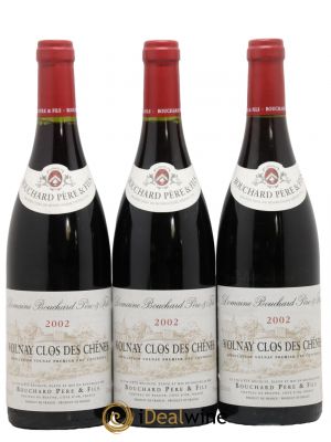 Volnay 1er Cru Clos des Chênes Bouchard Père & Fils  2002 - Lot de 3 Bouteilles