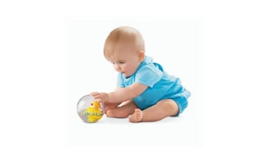 Fisher-Price Entchenball, Baby-Spielzeug, Badewannen-Spielzeug, Baby Ball