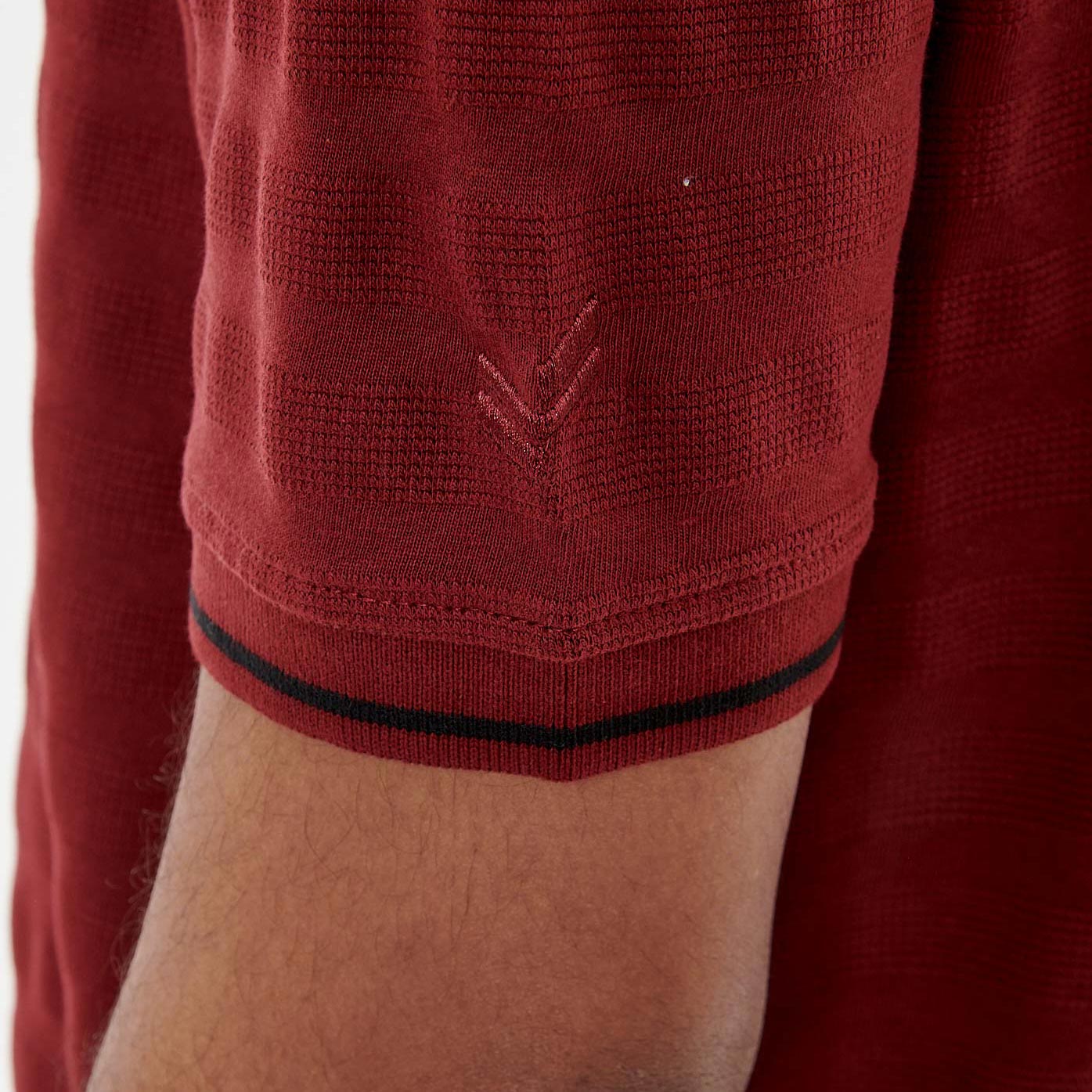 TURN   Polo bordeaux homme 100% coton