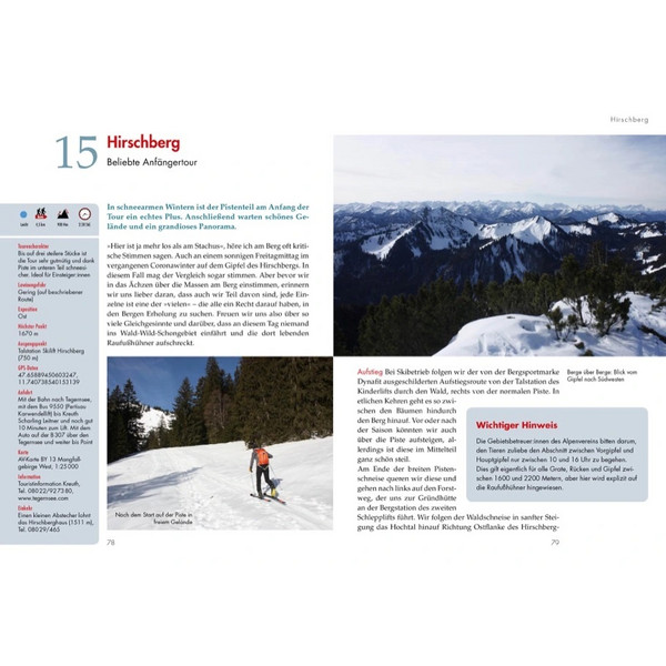 LEICHTE SKI- UND PISTENTOUREN MÜNCHNER HAUSBERGE