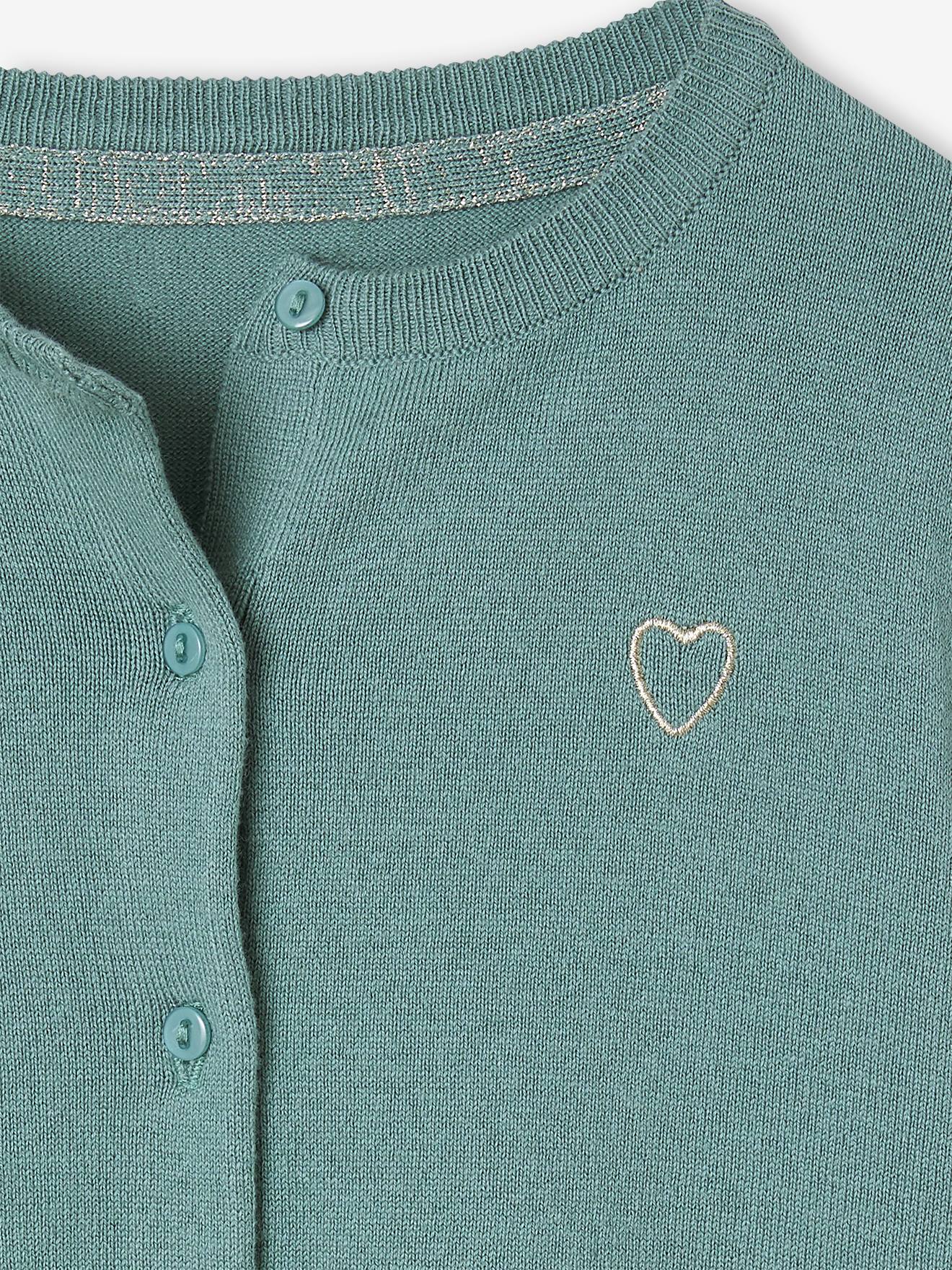 Gilet Basics personnalisable fille bleu glacier