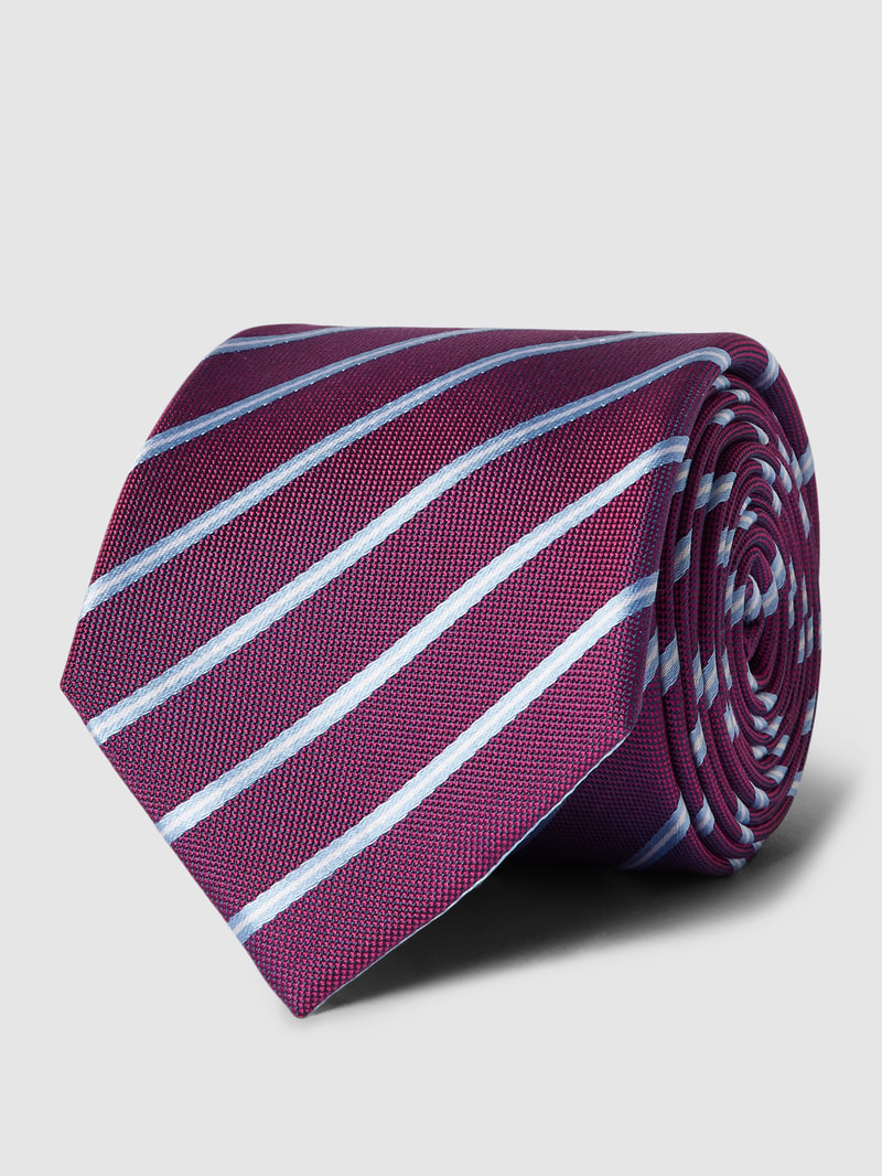 Krawatte aus reiner Seide (7 cm) in fuchsia