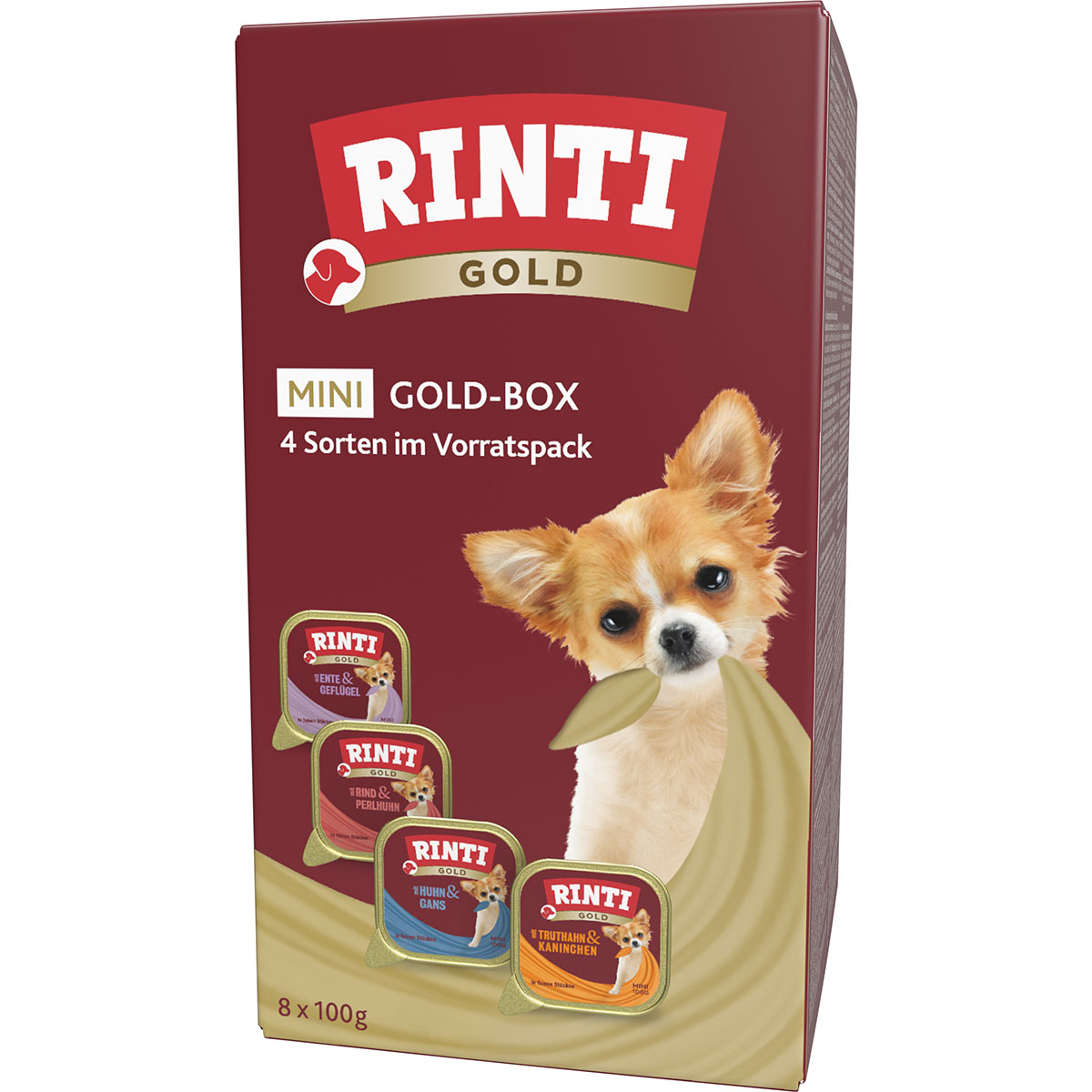 RINTI Gold Mini Goldbox 8x100g günstig kaufen bei ZooRoyal