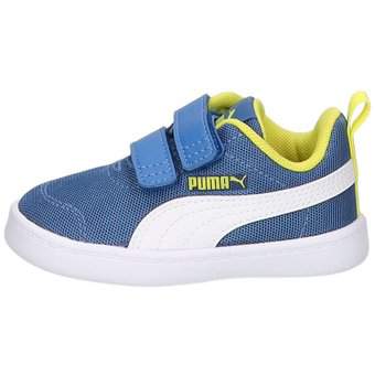 PUMA Courtflex v2 Mesh V Inf in blau