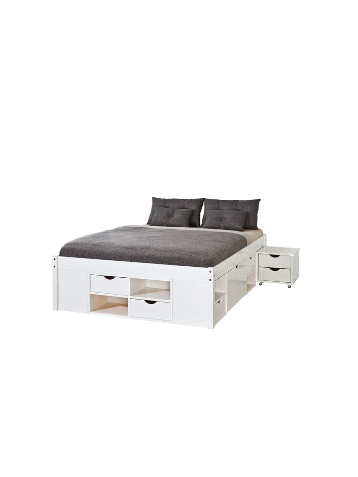 ebuy24 Doppelbett Till Weiß 146 x 209 cm günstig kaufen onesize