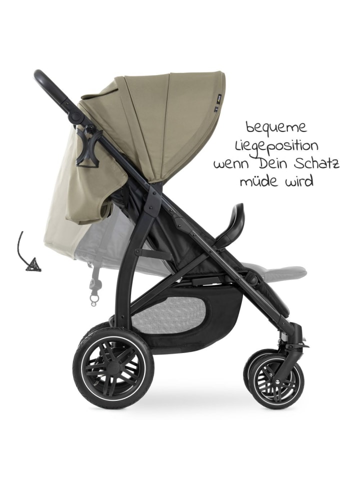 Hauck Buggy Rapid 4D AIR (bis 25 kg) - mit Luftreifen, in schwarz,beige günstig kaufen onesize