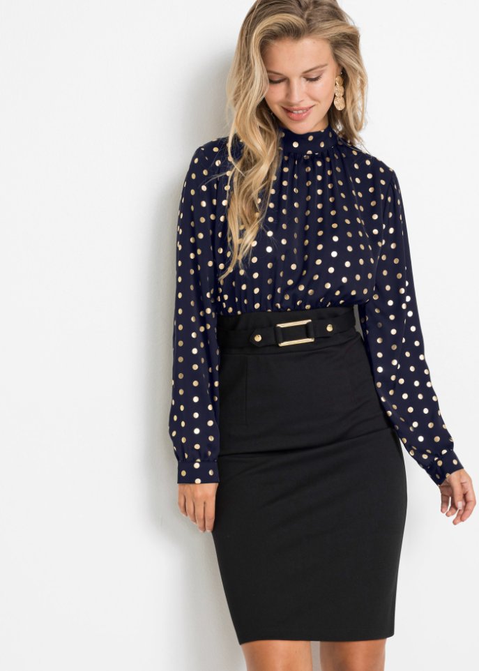 Kleid mit Polka-Dots