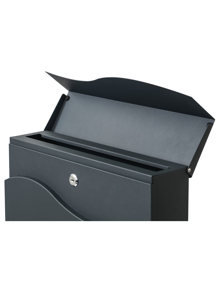 MCW Briefkasten B31 mit Zeitungsfach, Anthrazit günstig kaufen onesize