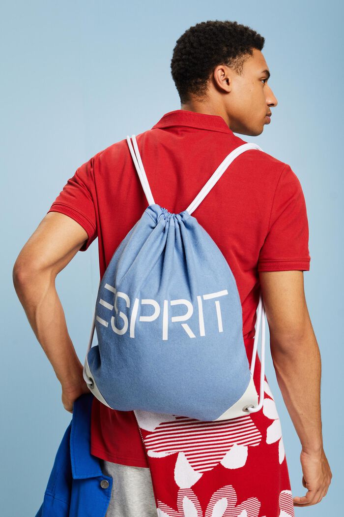 Logo-Rucksack mit Kordelzug
