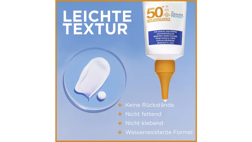 Garnier Ambre Solaire Super UV Body Serum LSF50+ 125 ml