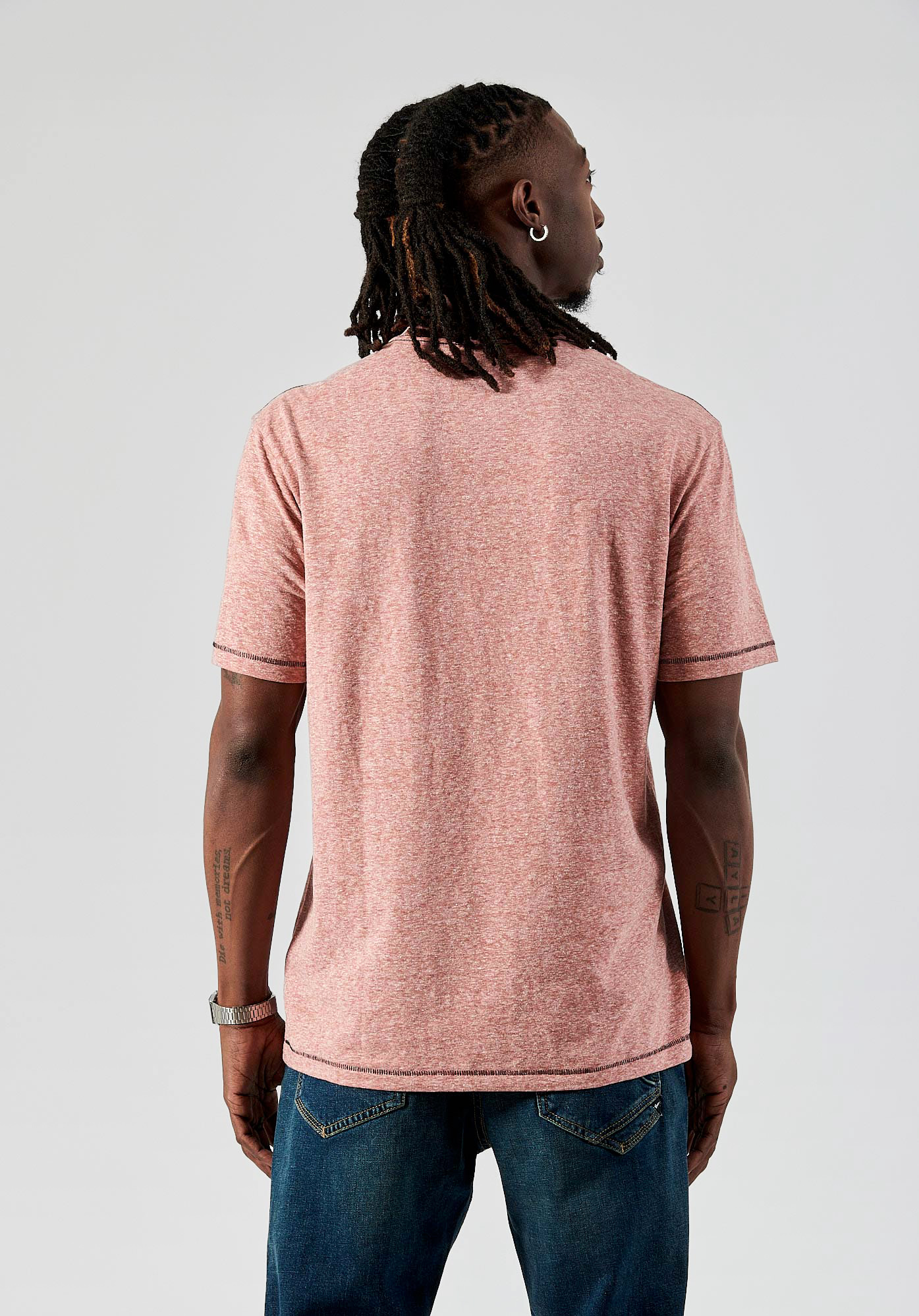 BASE   T-shirt rouge homme