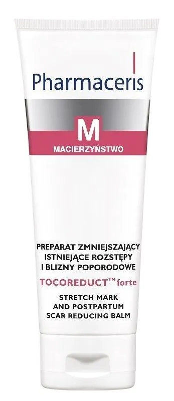 „Pharmaceris M Tocoreduct Forte“ – preparatas, mažinantis esamas strijas.