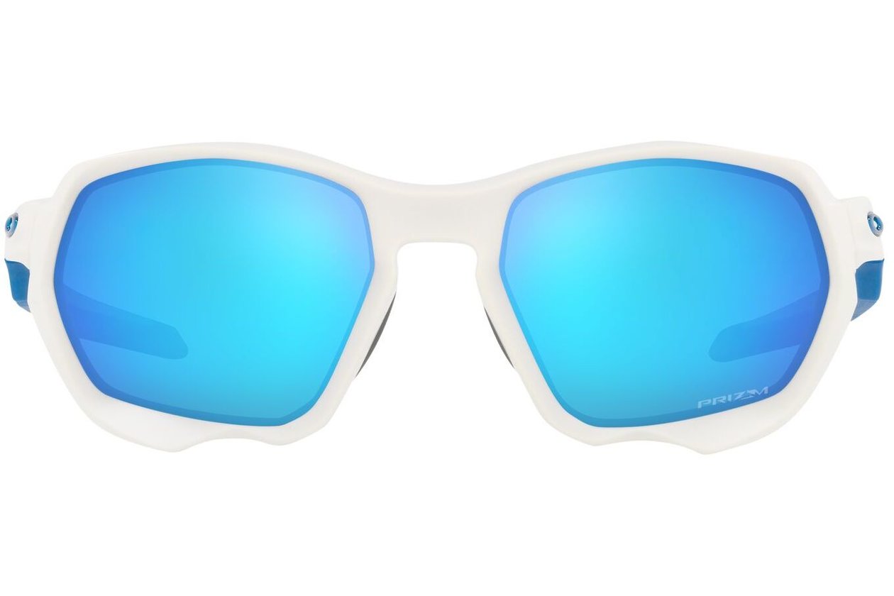 Oakley Plazma Matte White / Prizm Sapphire
