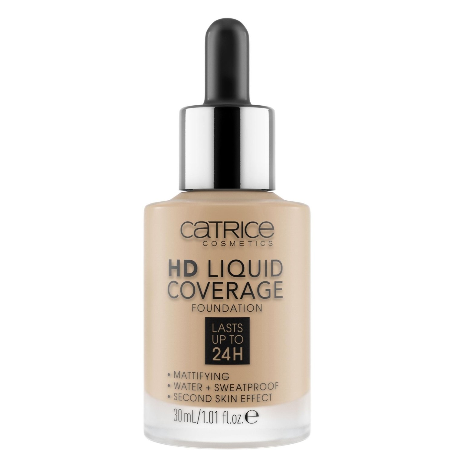 Catrice HD Liquid Coverage Foundation tekoči puder v odtenek 050 Rosy Ash