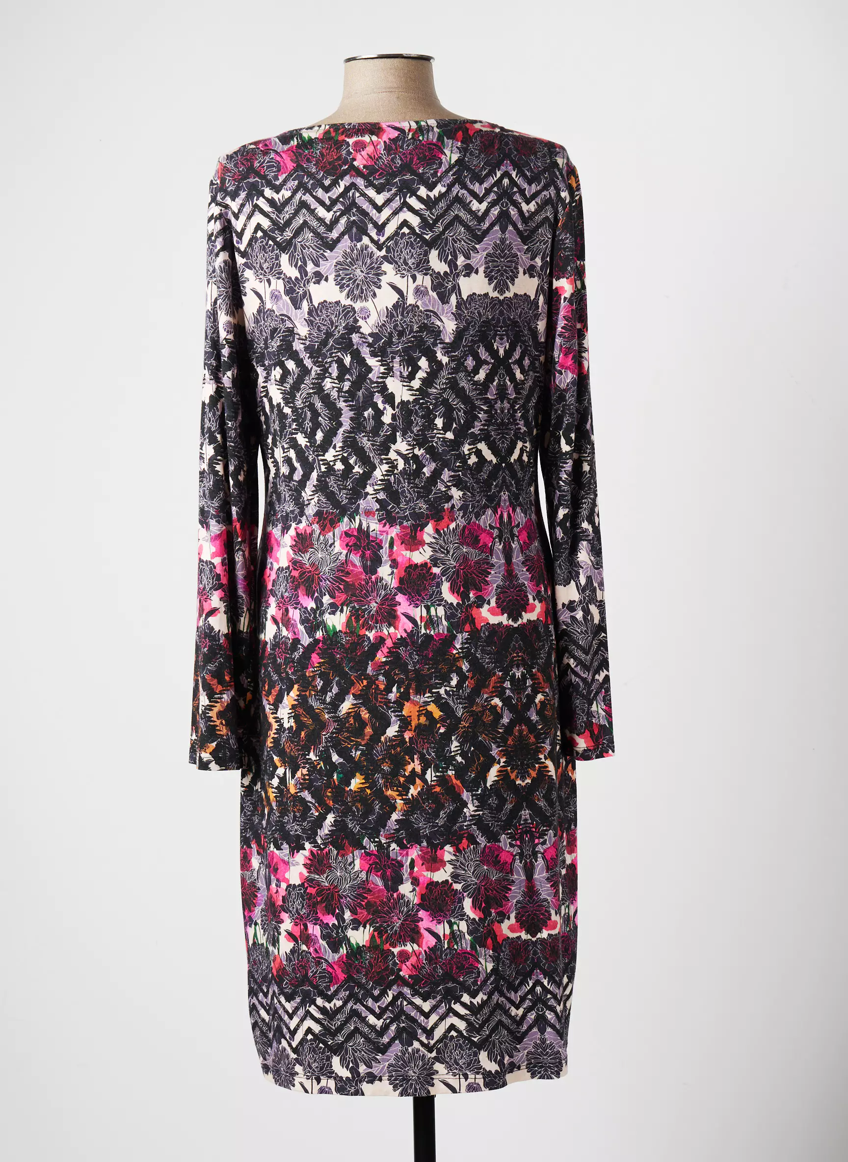 Eroke Robes Mi Longues Femme couleur noir