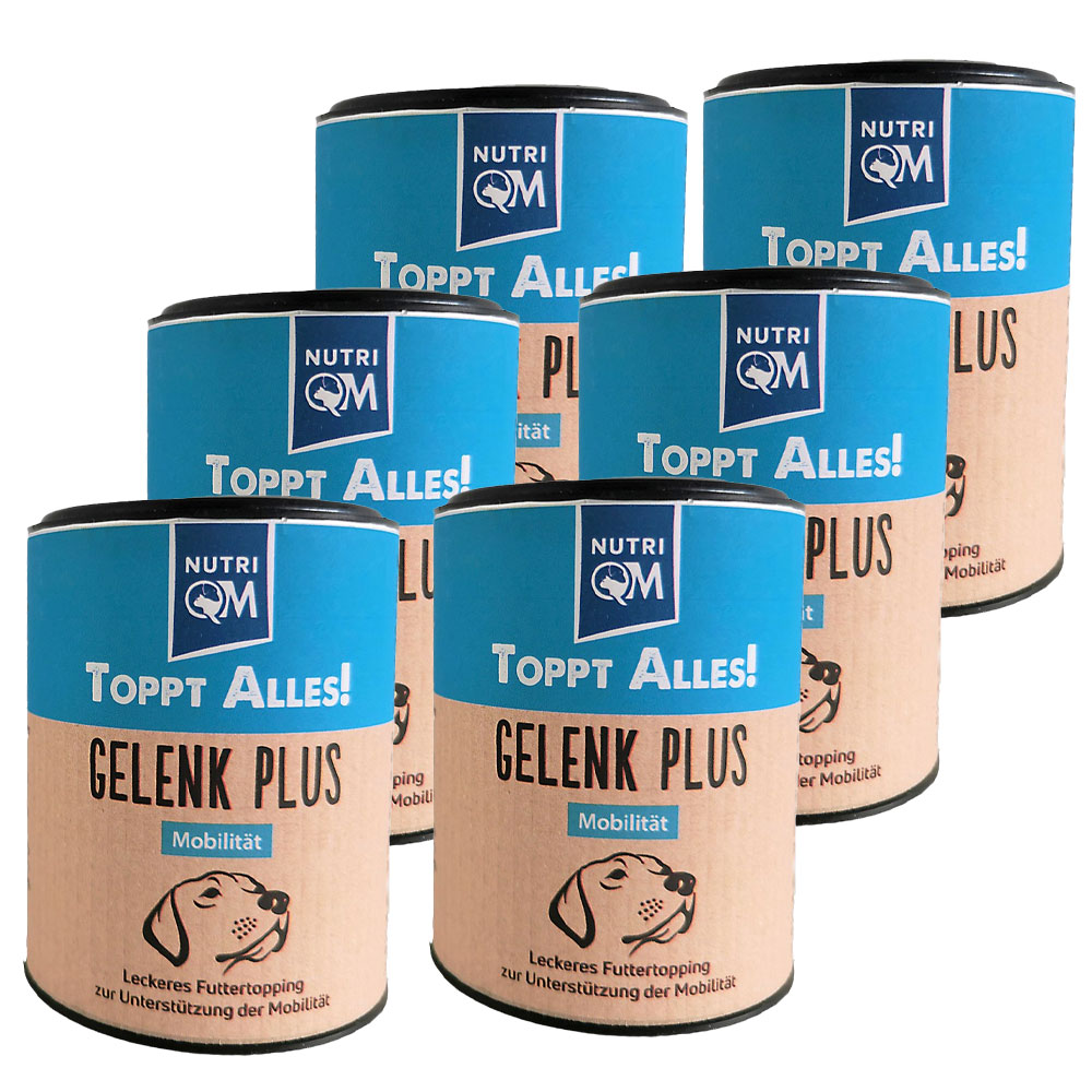 PetCom NutriQM Toppt Alles! Mobilität 50 g - 6er Set