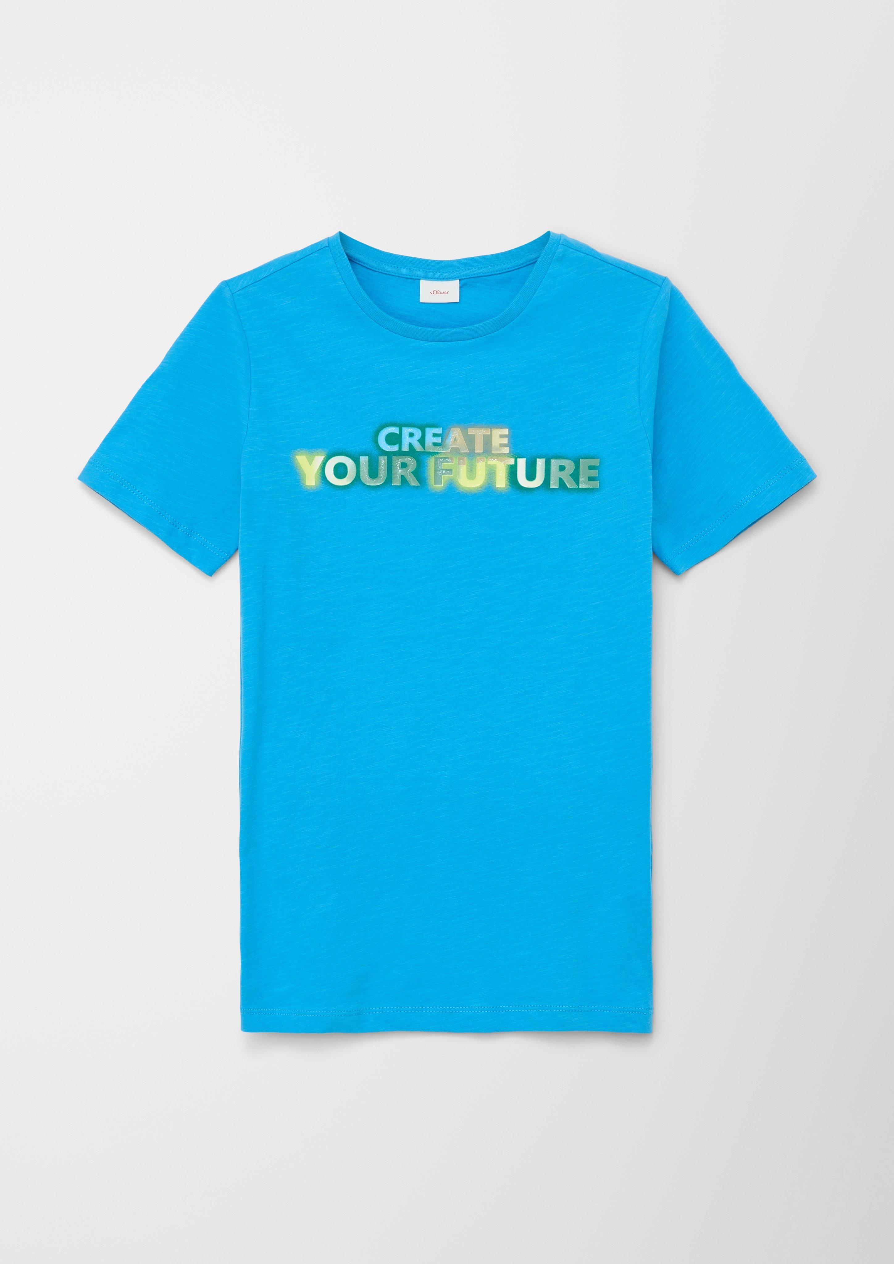T-Shirt mit Statement-Print  2128283-6431