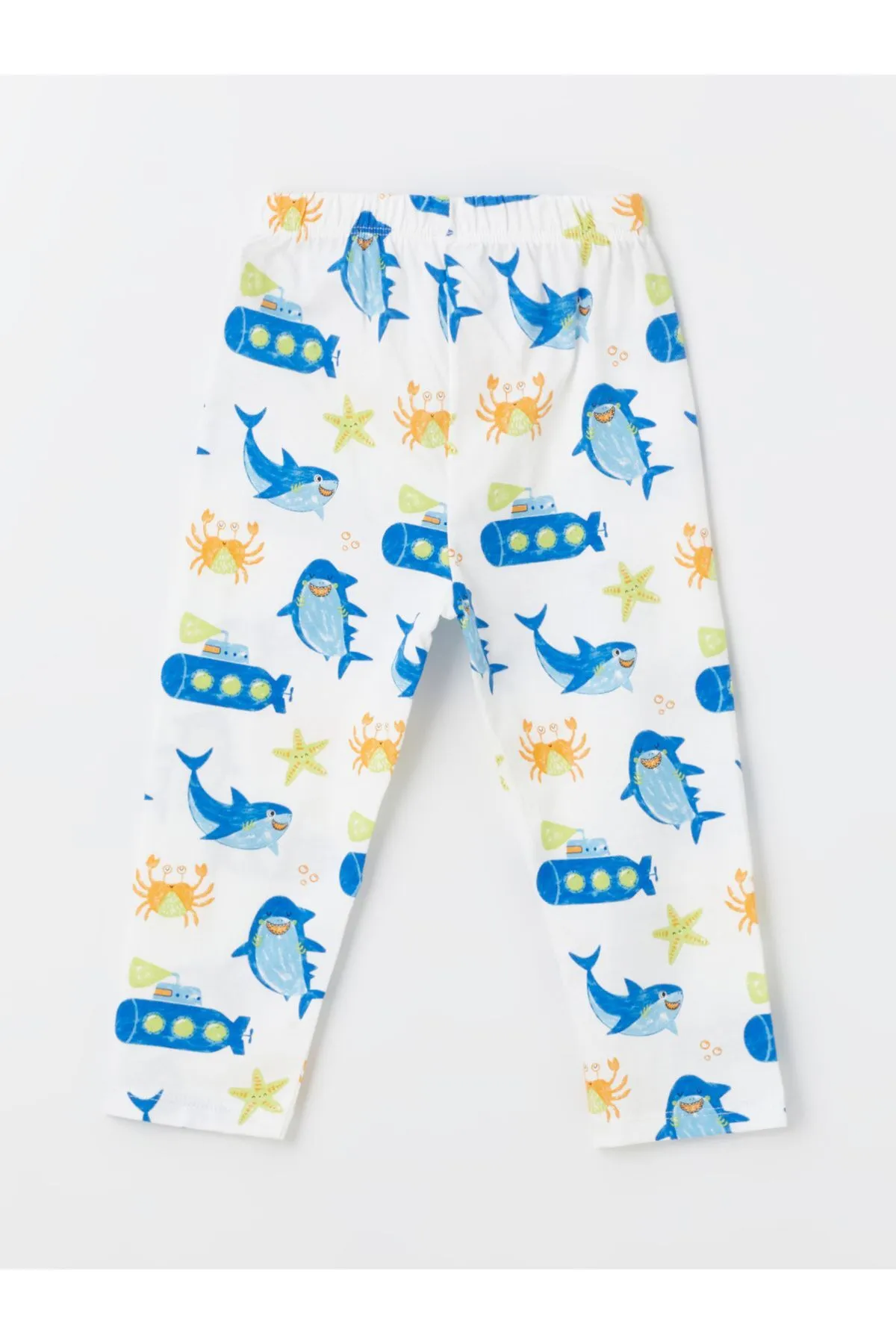 LC Waikiki  Kurzarm-Pyjama-Set für Jungen mit Polokragen und Bedruckung