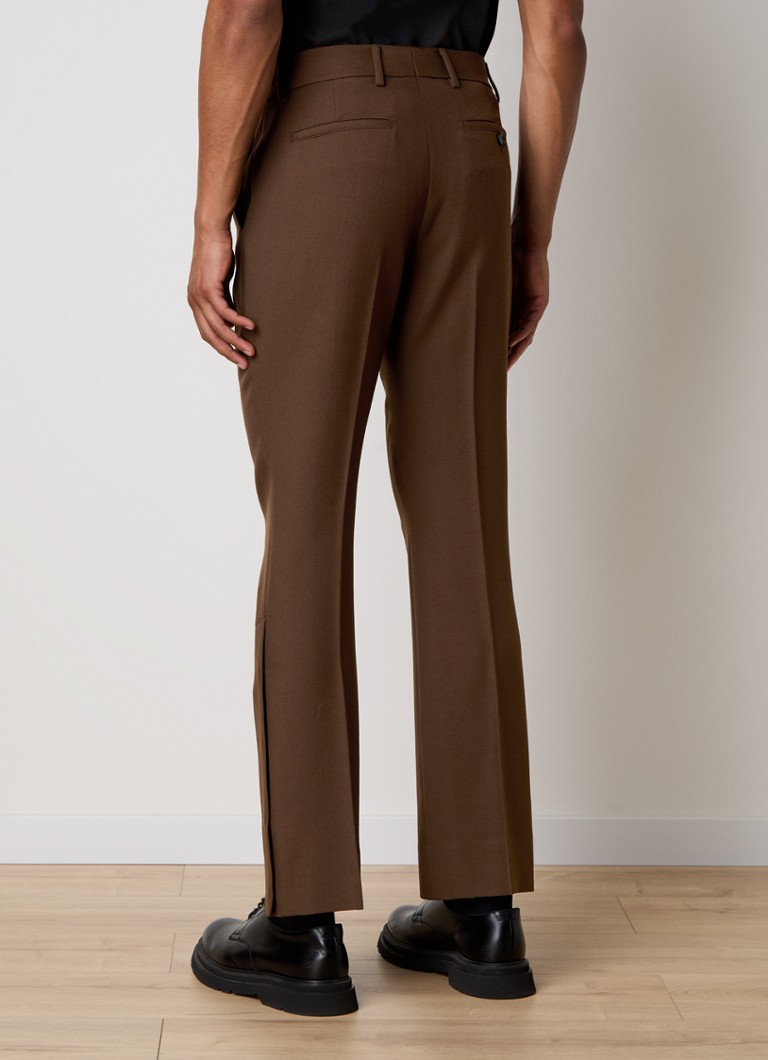 Pantaloni AMIRI din lână cu croială slim și buzunare laterale