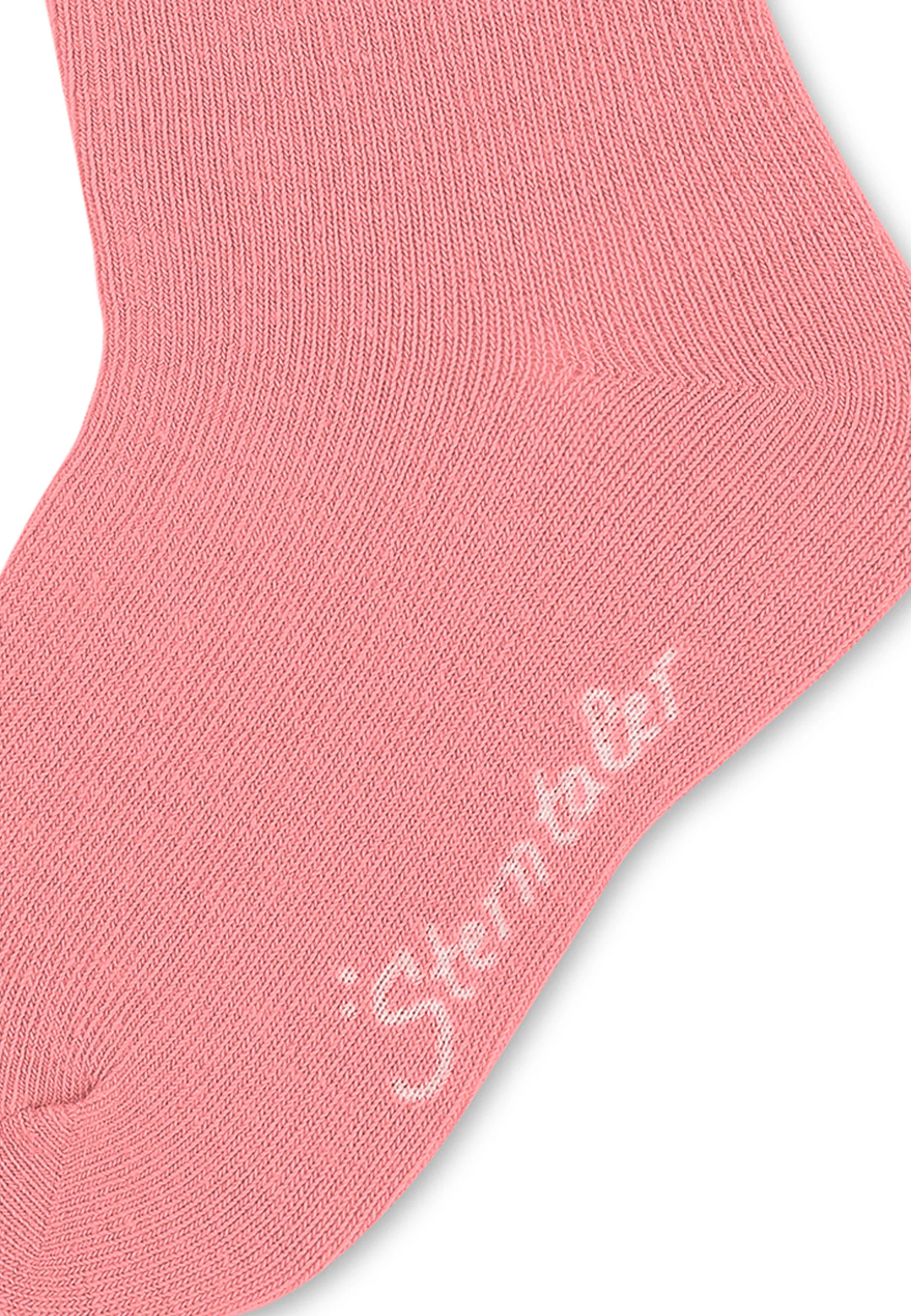 Socken 2er-Pack, uni in 7 Basic Farben