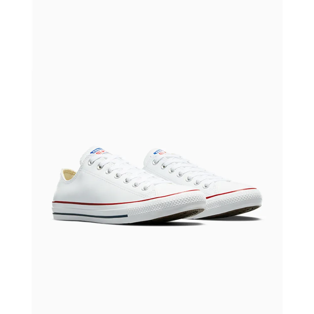 Converse Chuck Taylor All Star Leather Ox 132173C / weiss