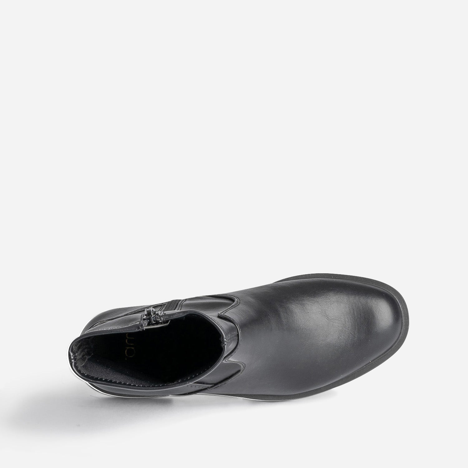 Boots noir zippé