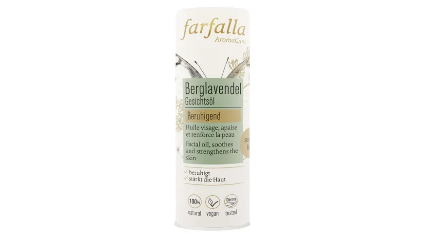 Farfalla Gesichtsöl Berglavendel 15 ml