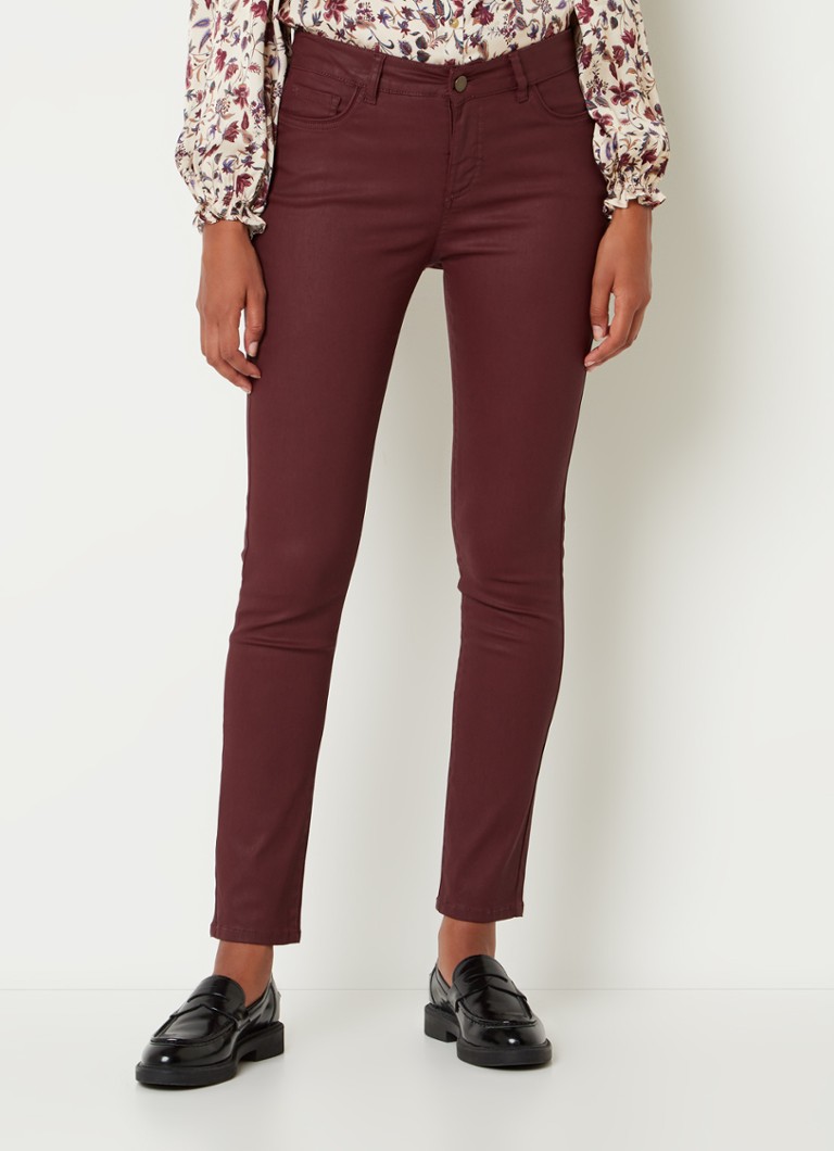 Calças Gerard Darel Elana de cintura alta e corte justo, com revestimento e elastano.