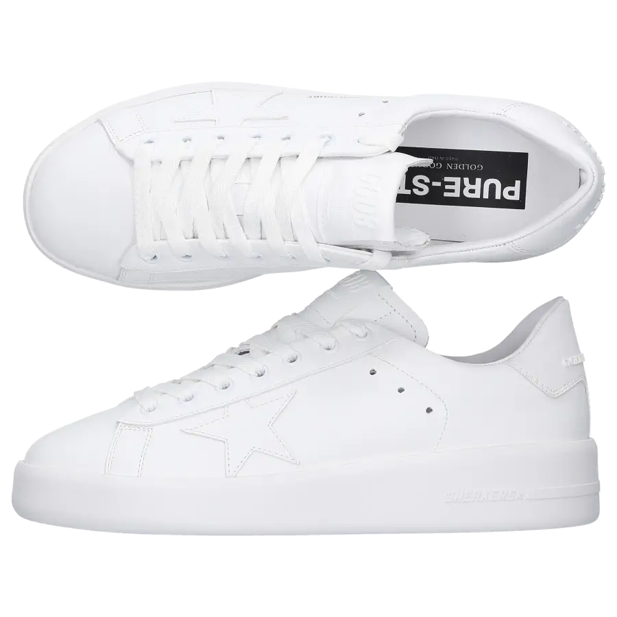 Golden Goose - Sneaker low PURE STAR Kalbsleder - weiß