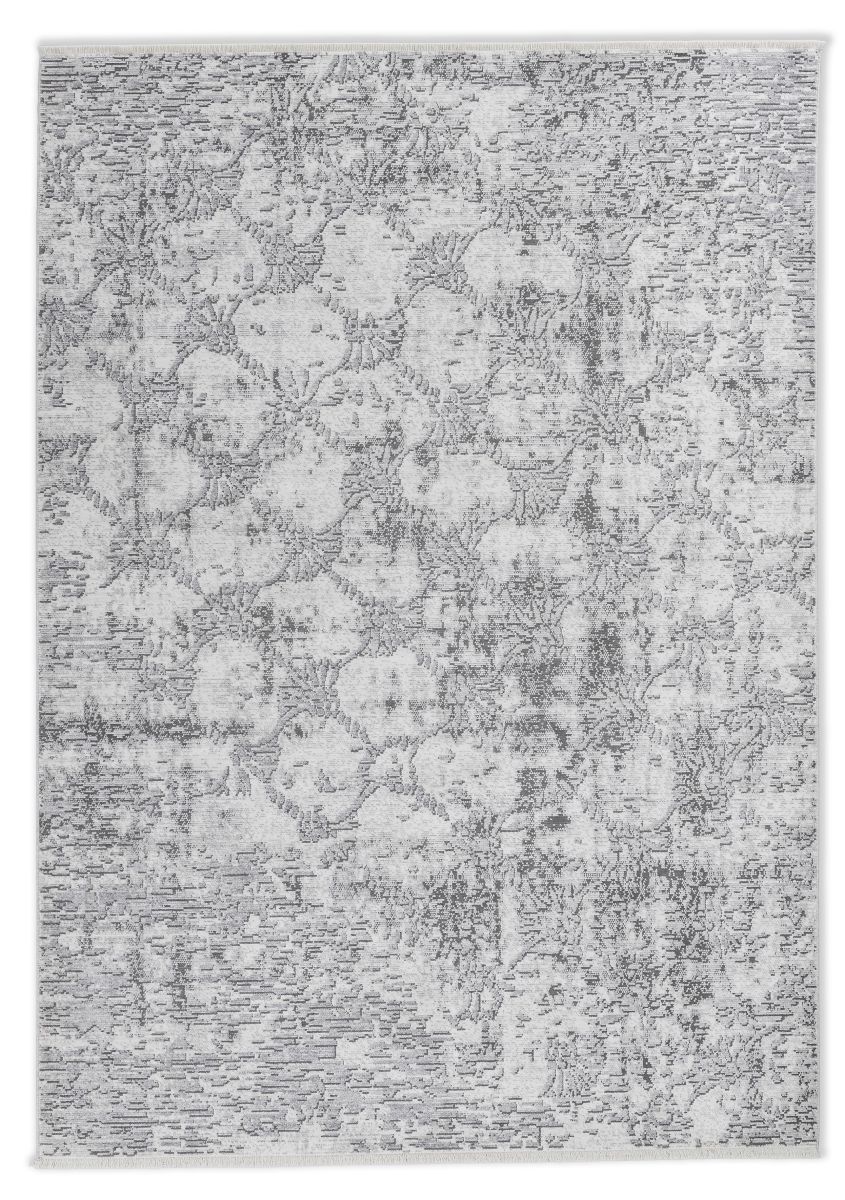 Joop! Webteppich Faded Cornflower Silber 170 x 240 cm