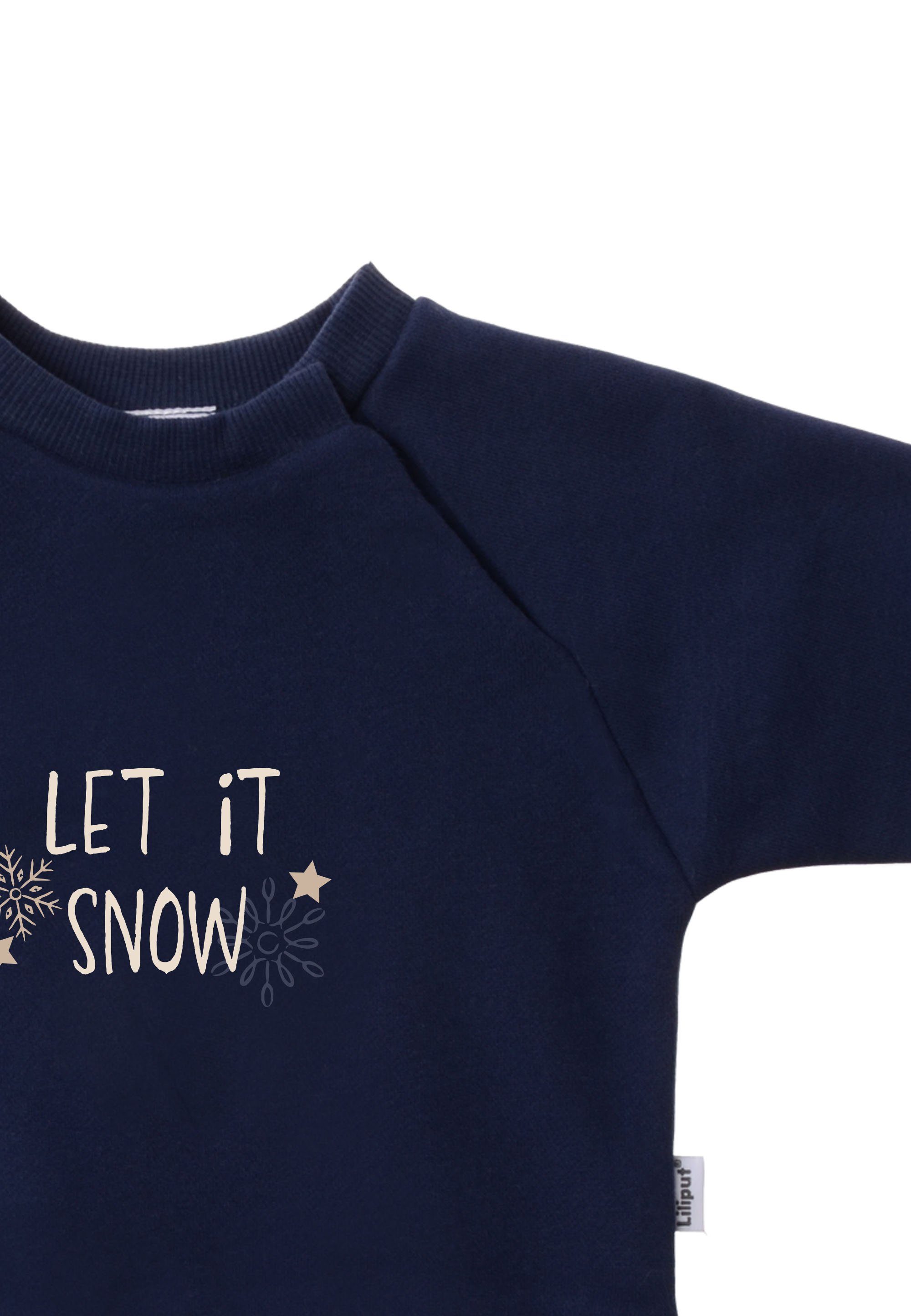 Liliput Sweatshirt Let it Snow mit Rundhalsausschnitt