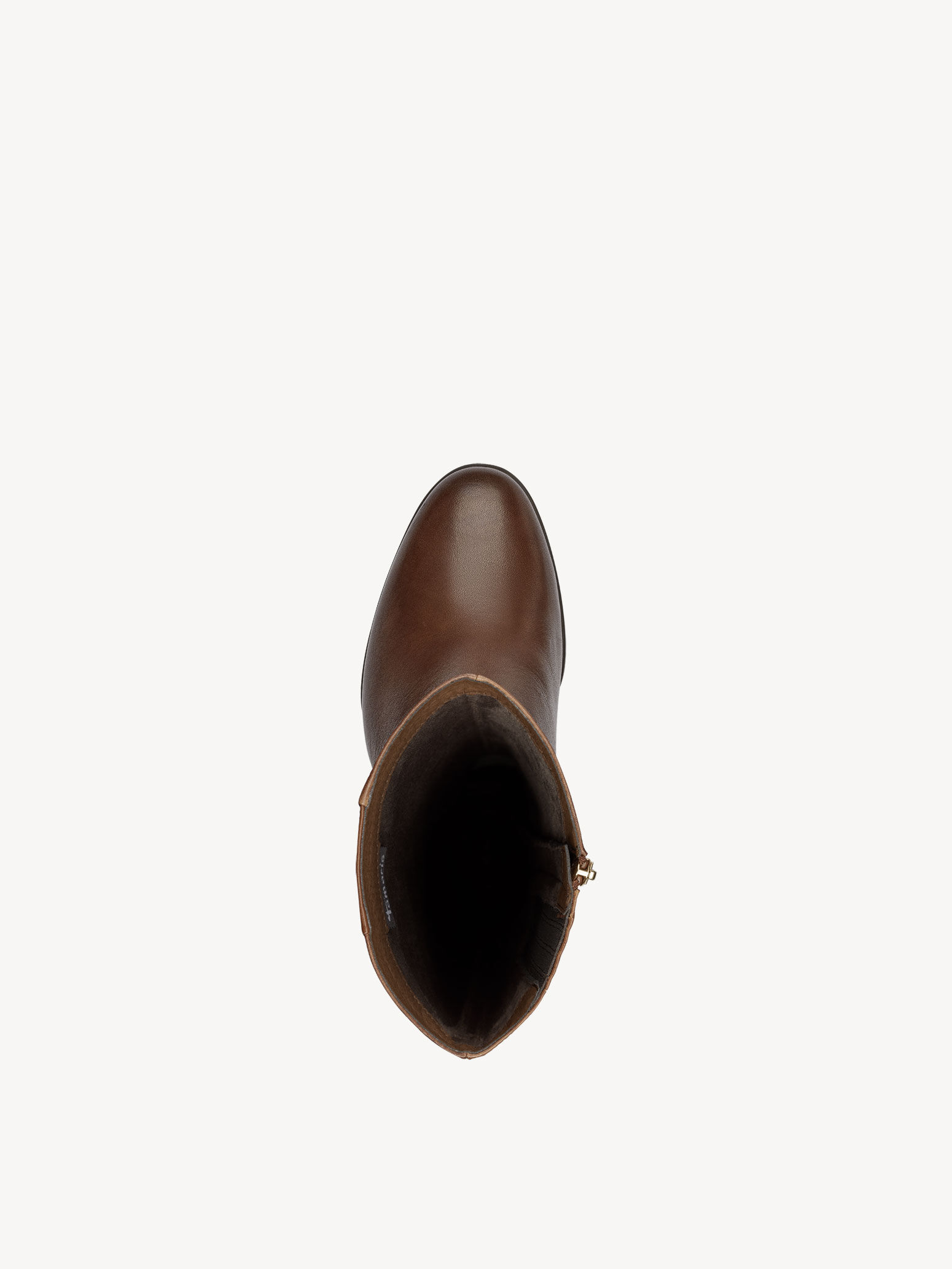 Bottine en cuir - marron