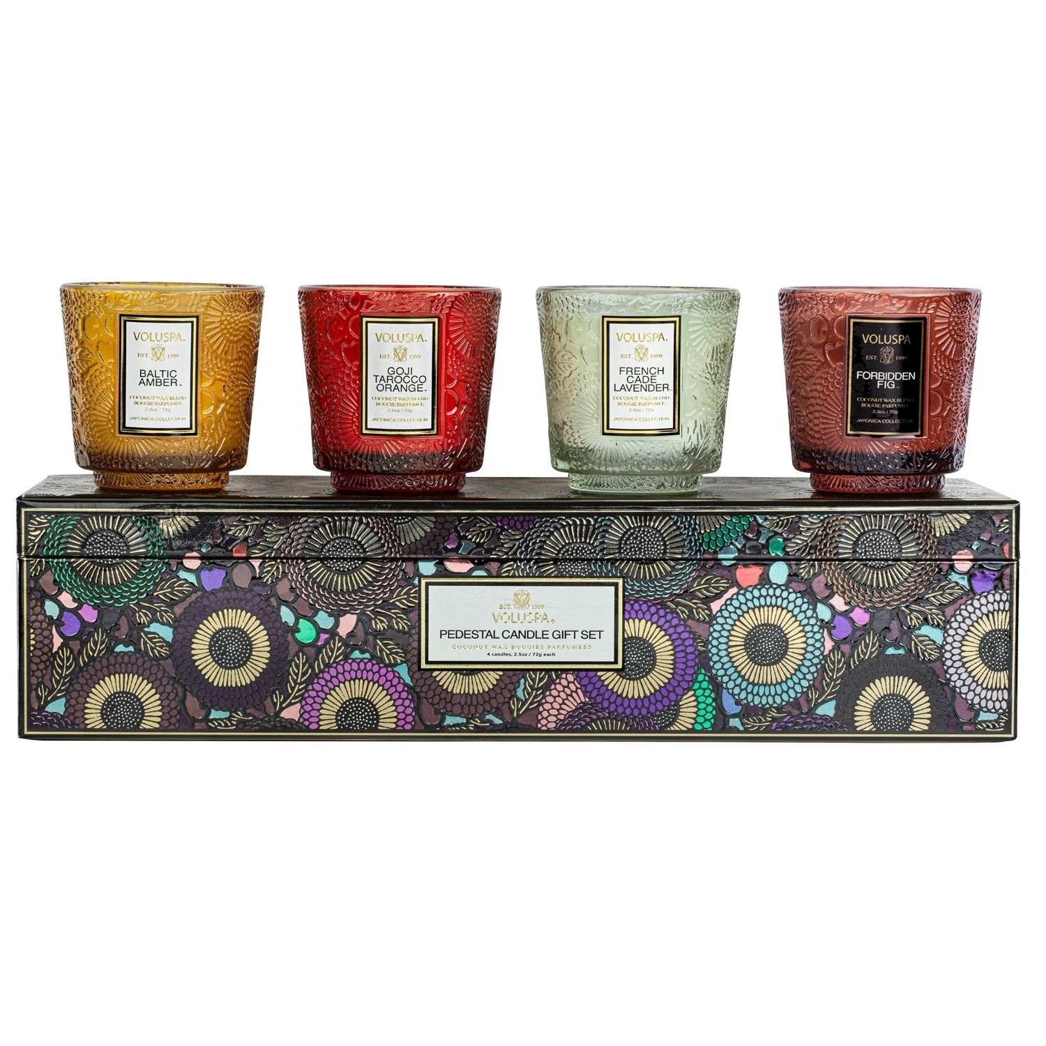VOLUSPA 4 Piece Mini Pedestal Gift Set - Best Seller