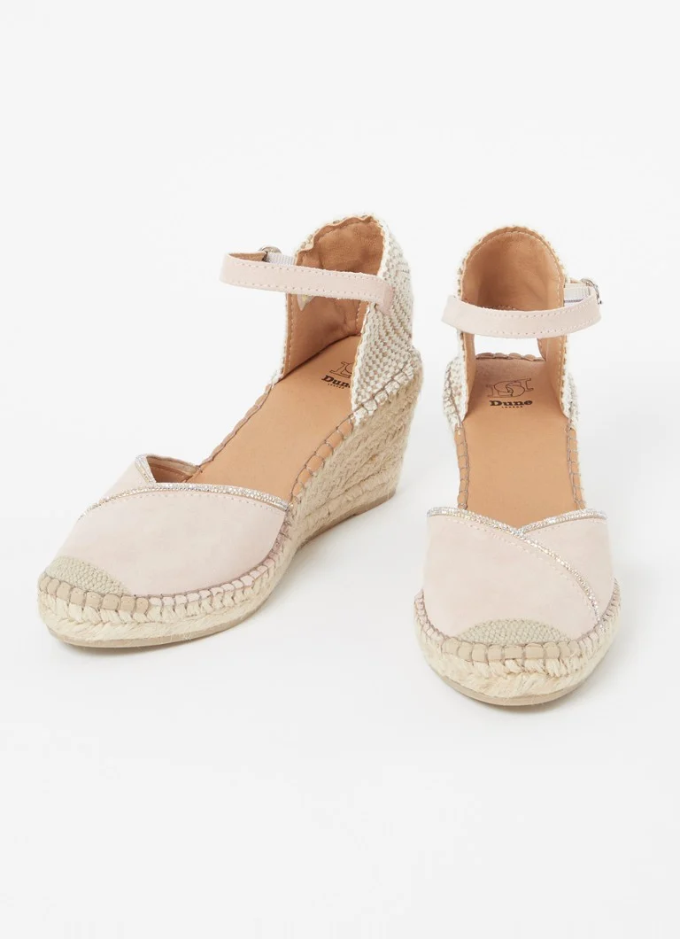 Dune London Kamii -espadrillet mokkanahkaa ja strasseja