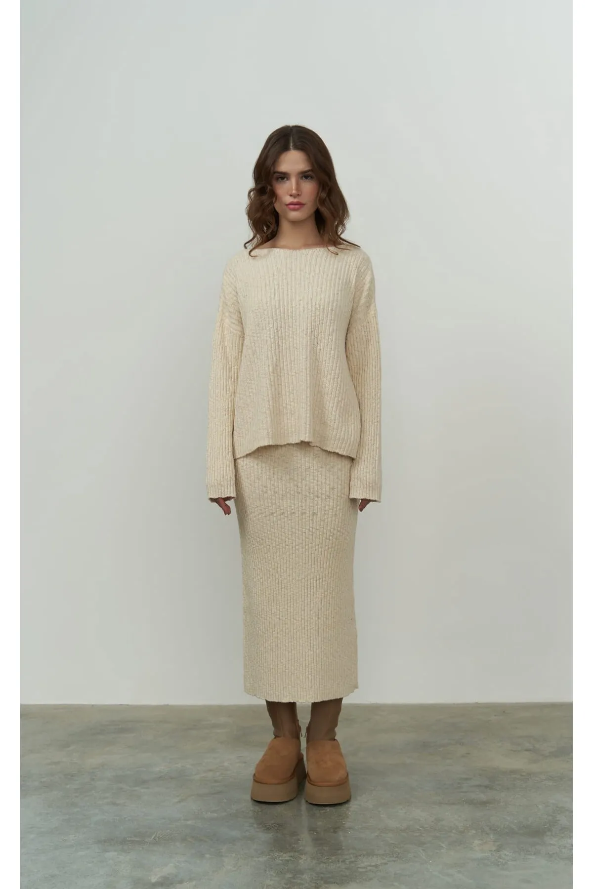 BOHEMAİ  Zweiteiler - Beige - Regular Fit