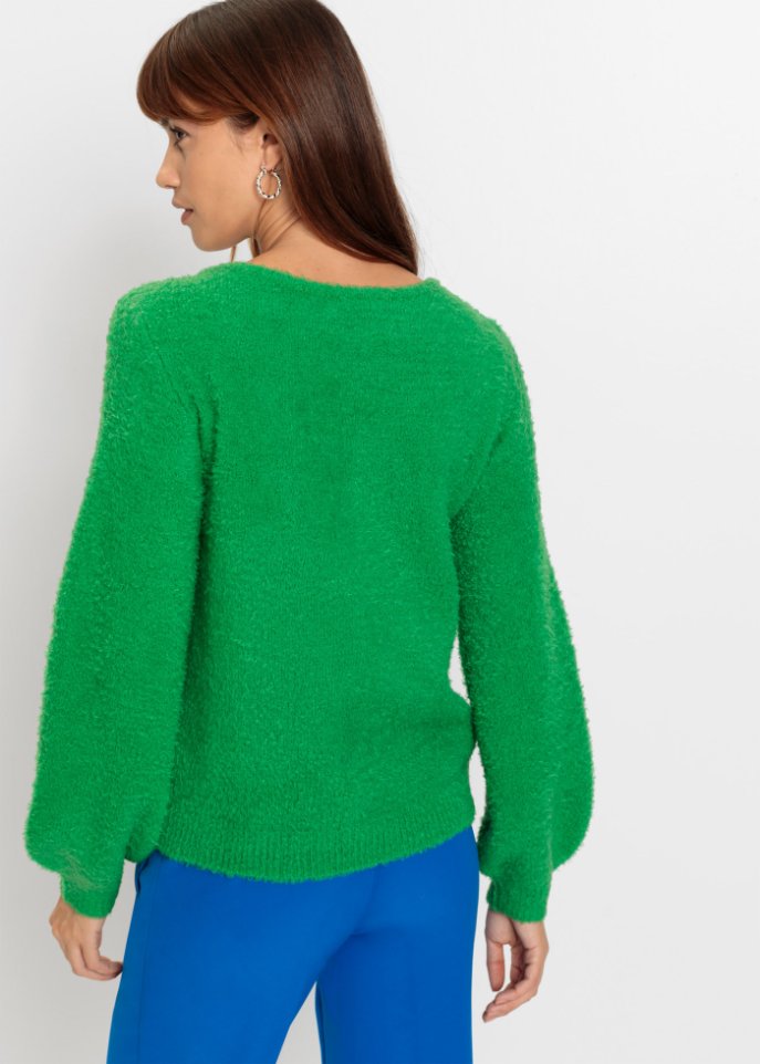 Pullover mit Spitzeneinsatz