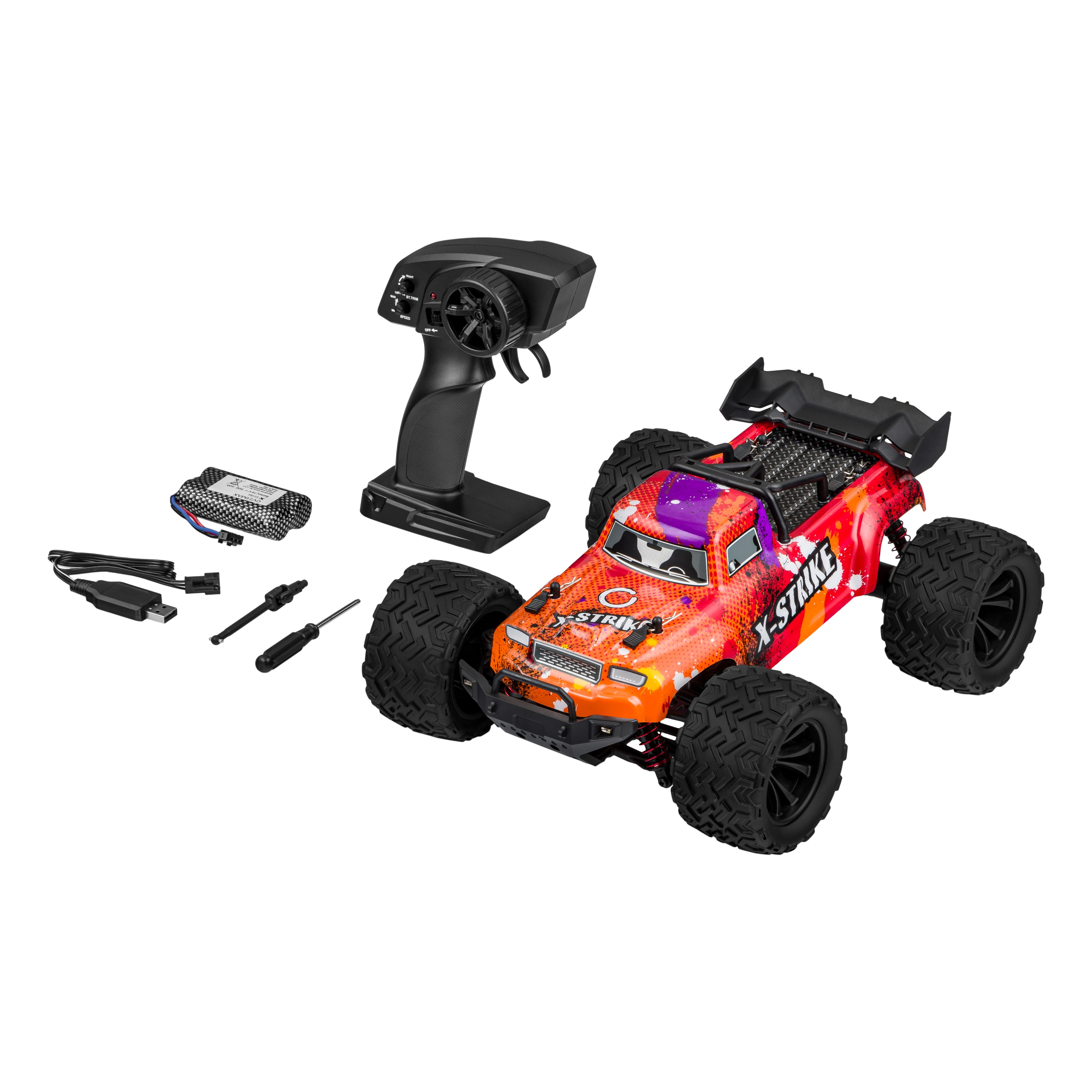 Overmax RC-Auto X-Strike, Große geländegängige Räder, Schönes Design