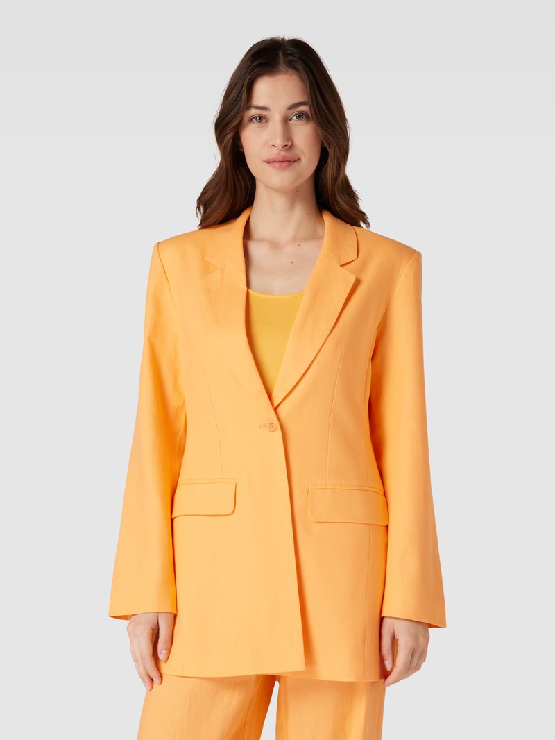 Blazer mit Reverskragen Modell 'TANIA' in orange