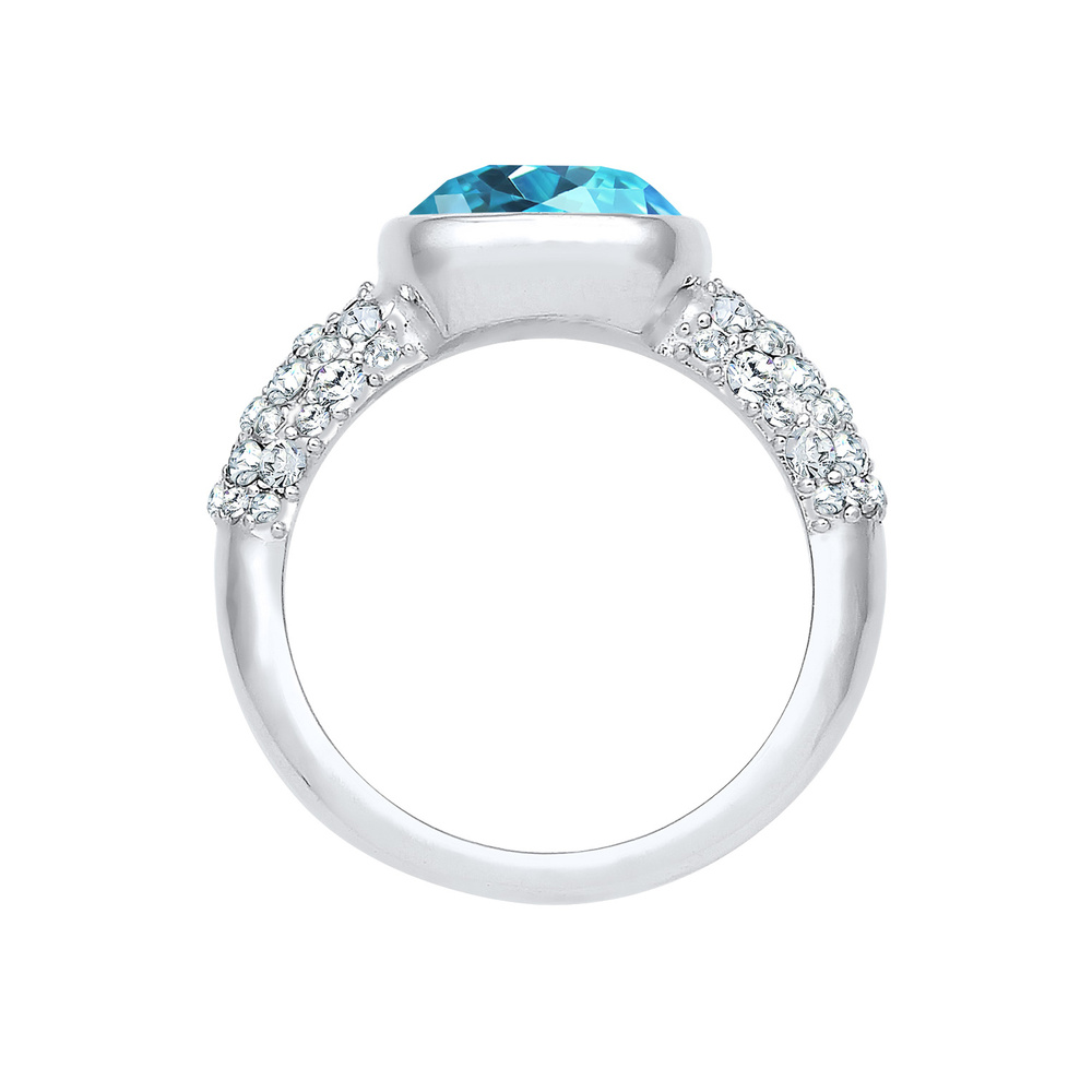 Elli PREMIUM Elli PREMIUM Bague Femme Les Fiançailles des avec les Cristaux en Argent Sterling Bague