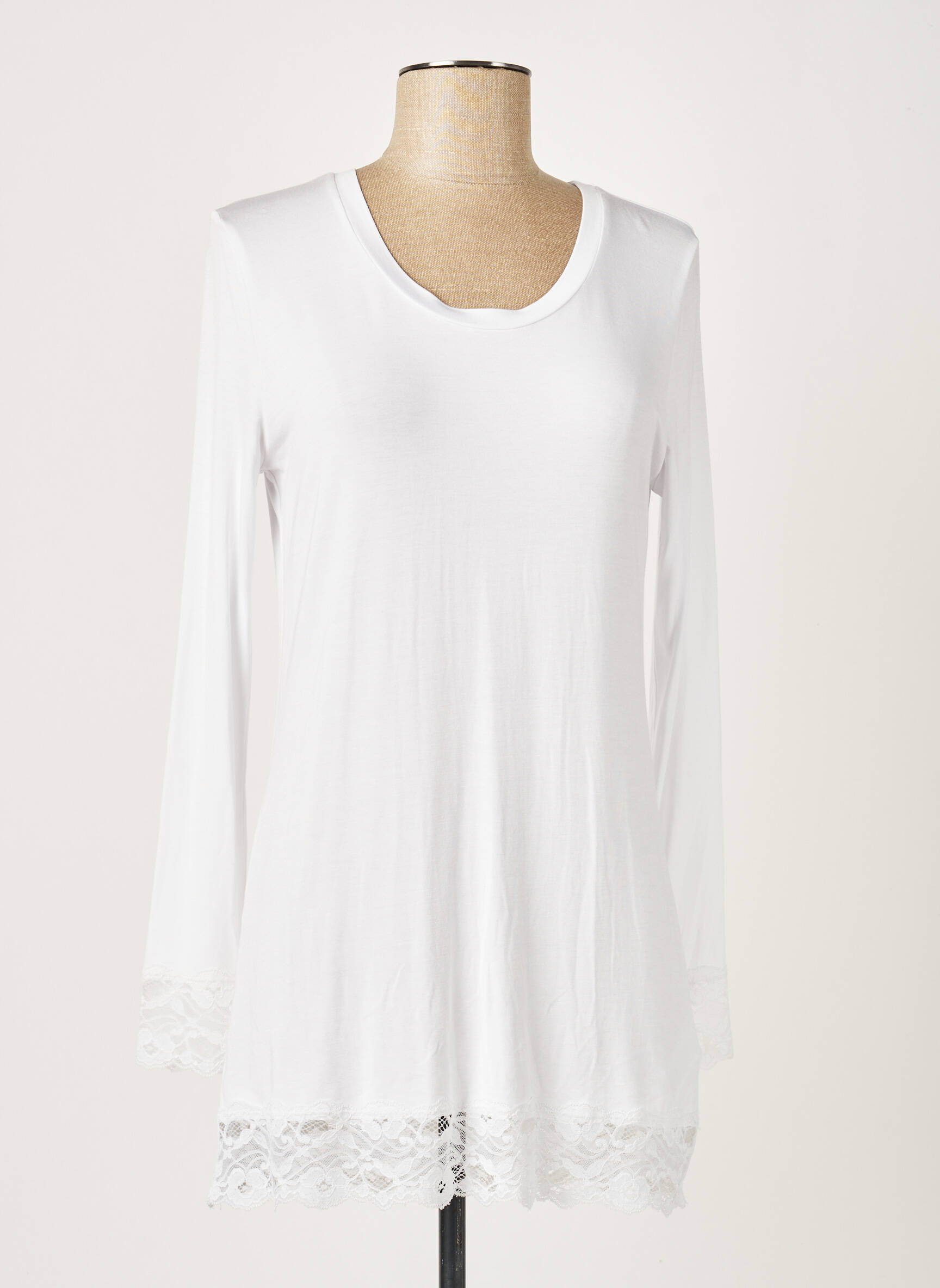 Allude Tuniquemanchelongue Femme couleur blanc