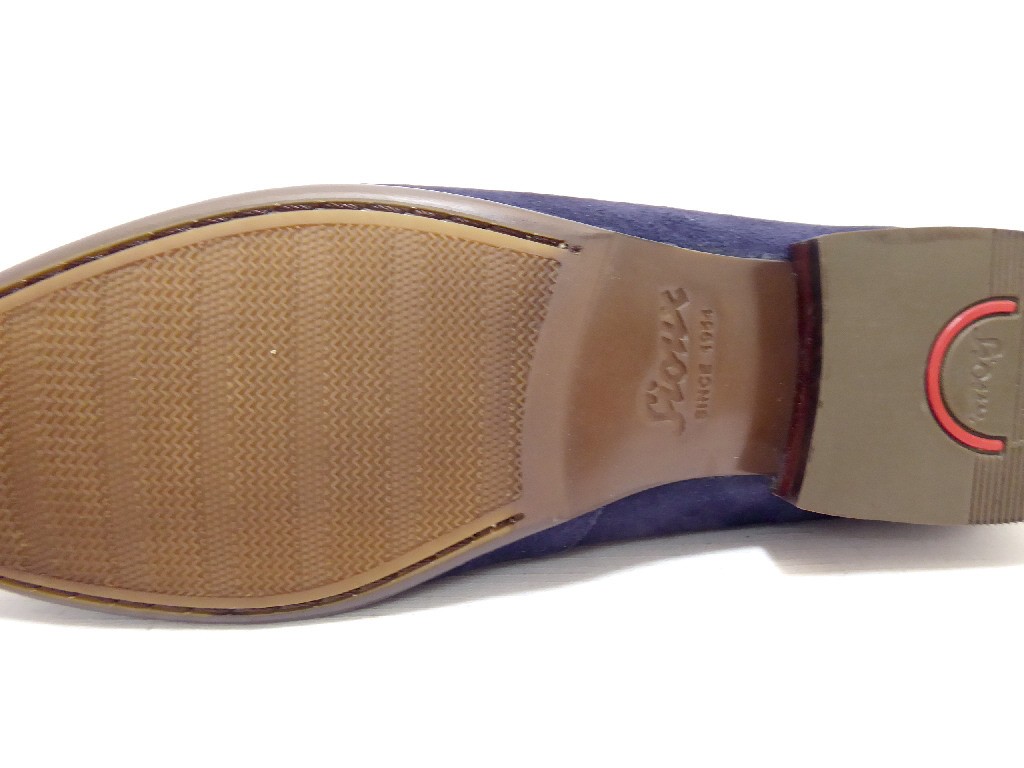 SIOUX Klassische Slipper blau campina