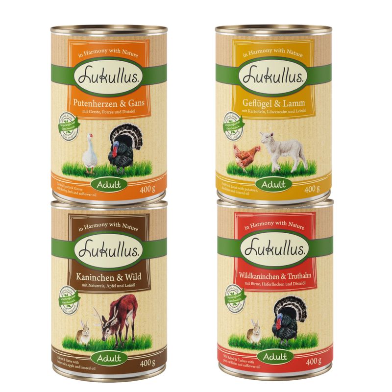 Sparpaket Lukullus Naturkost 24 x 400 g