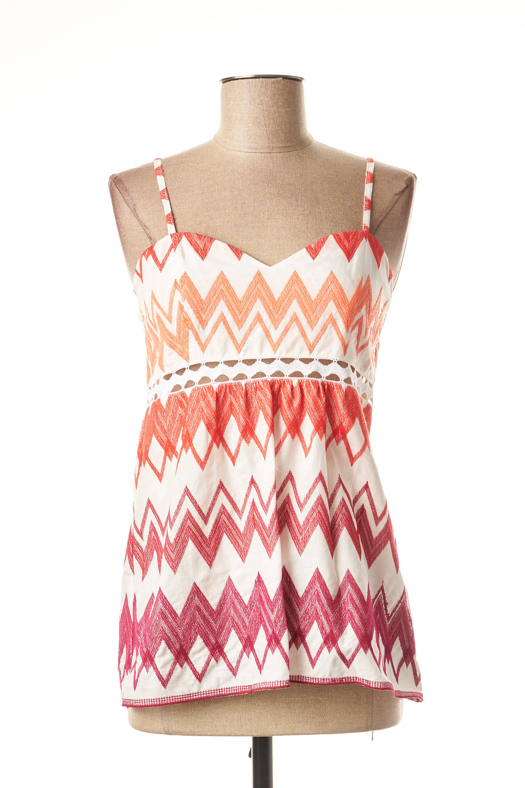 Valerie Khalfon Tuniquesansmanche Femme couleur orange
