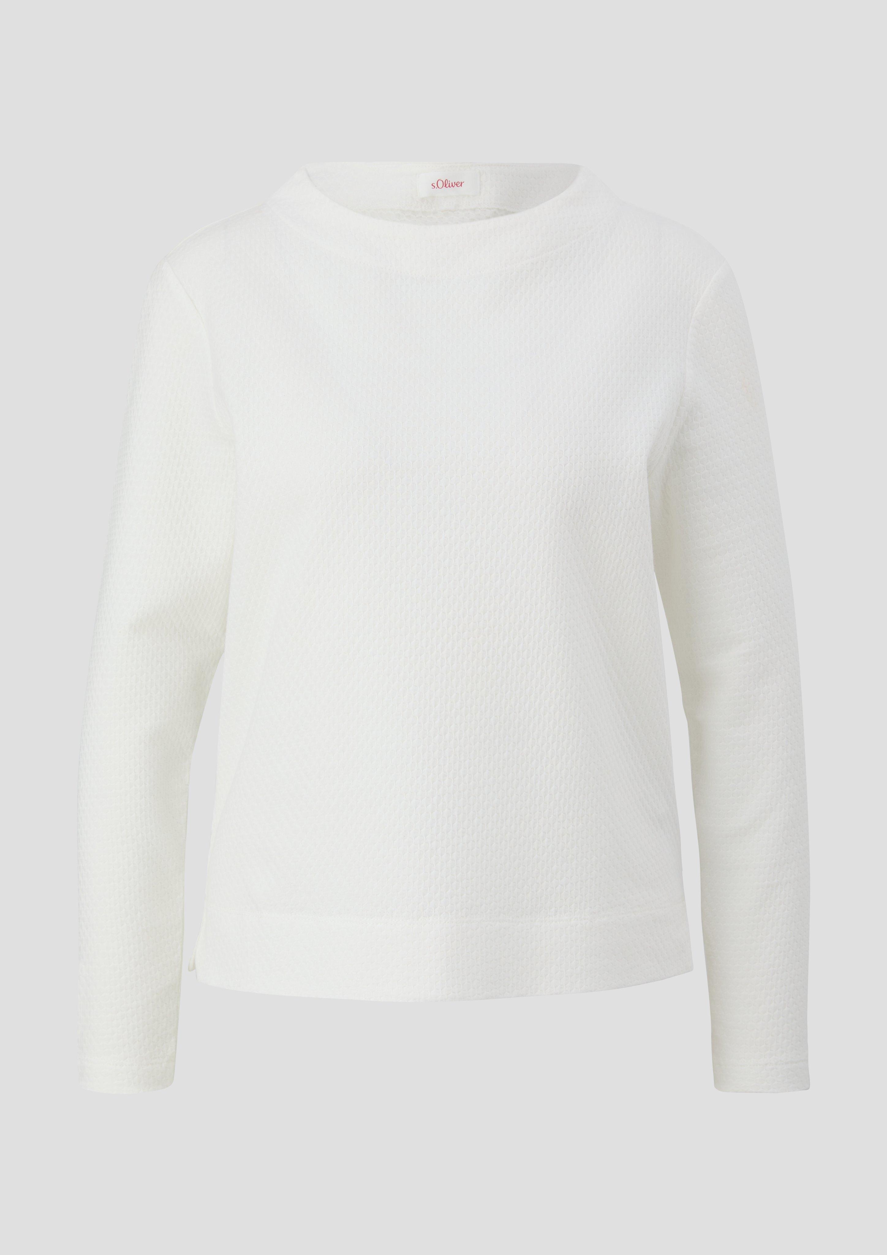 Sweatshirt mit Dobby-Struktur  2157755-0210