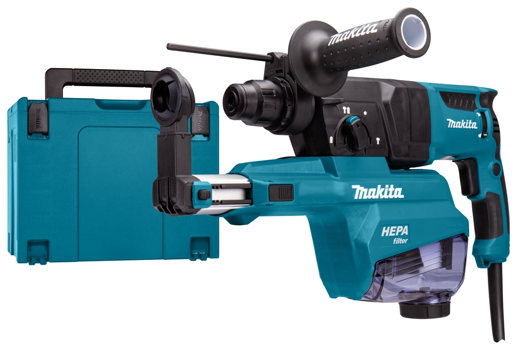 Makita HR2652J Kombihammer 800W 2,4J mit integrierter Staubabsaugung